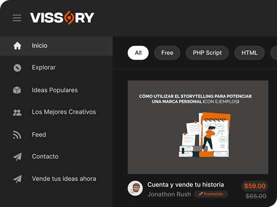 Vista previa de Vissory
